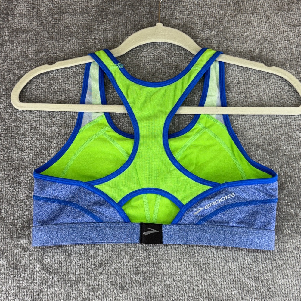 Brooks Moving Comfort Rebound Racer Sports Bra Racerback M Athletic Active - Picture 4 of 6